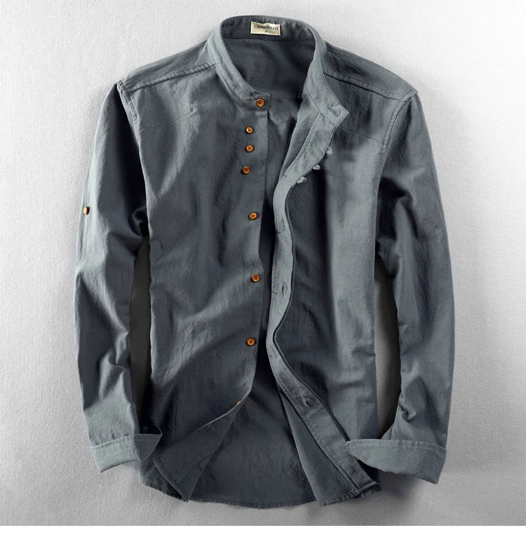 Premium Grandad Collar Shirt